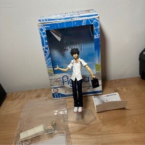 Figma 111 Kamijo Touma A Certain Magical Index II Action Figure w/ Box & Parts